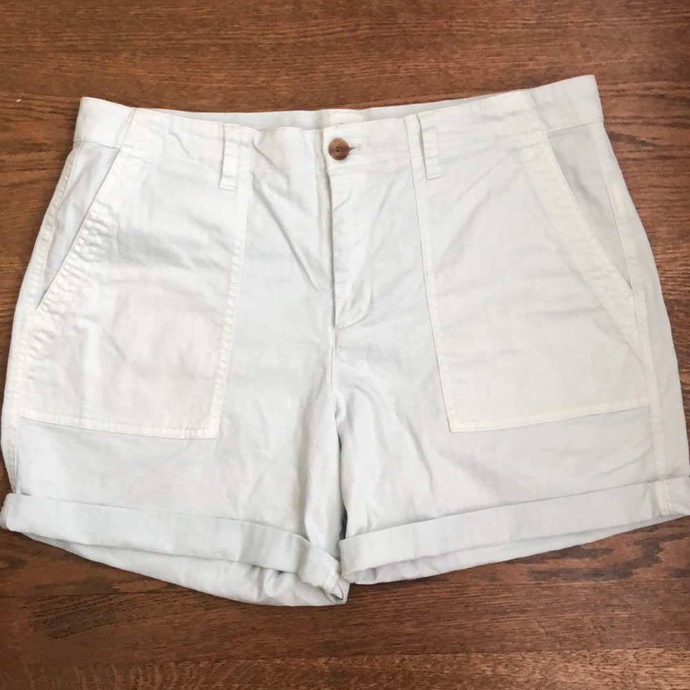 Gap Seafoam Green Girlfriend Chino Shorts, Size 10